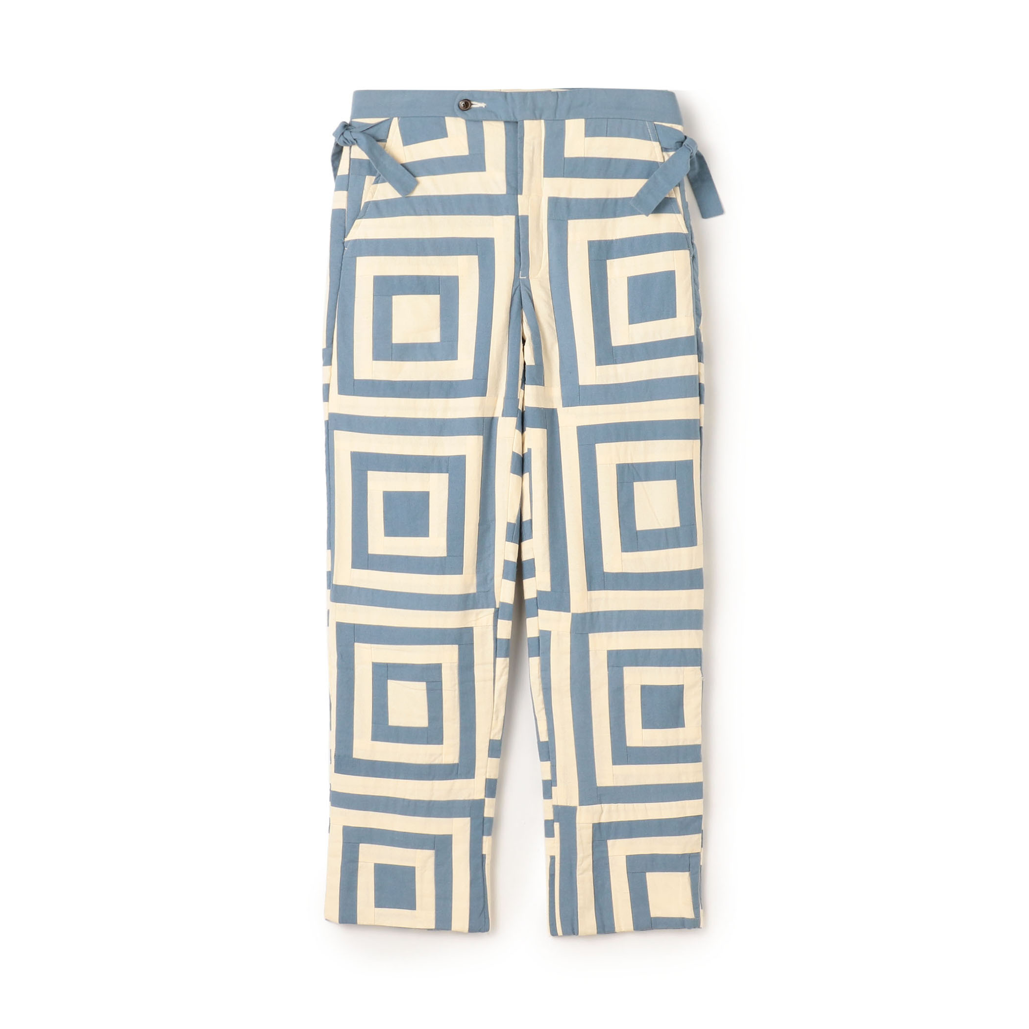 BODE WHITE HOUSE STEPS QUILT TROUSERS