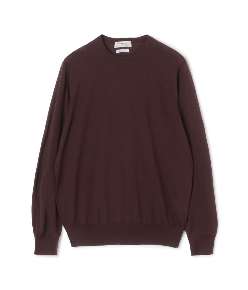 TOMORROWLAND tricot スーパーファインメリノウール クルーネックプルオーバー S-WOOL