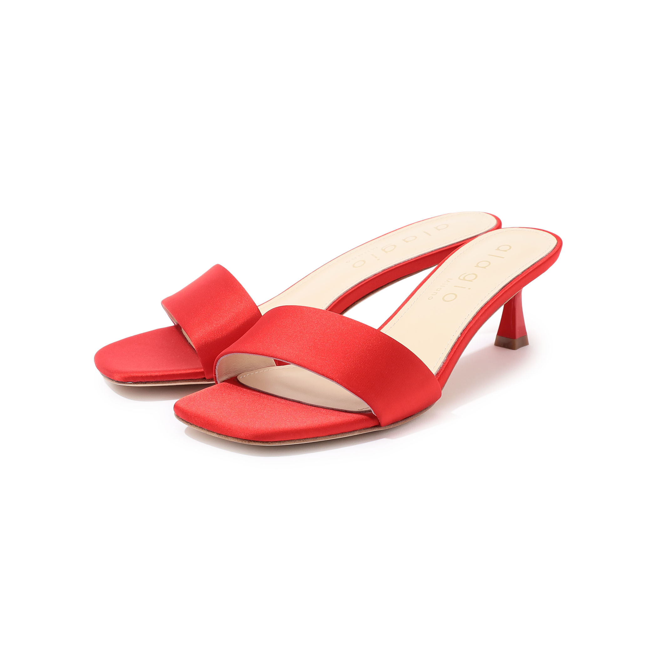 alagio SATIN MULE SARA ヒールサンダル｜トゥモローランド 公式サイト