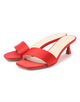 alagio SATIN MULE SARA ヒールサンダル