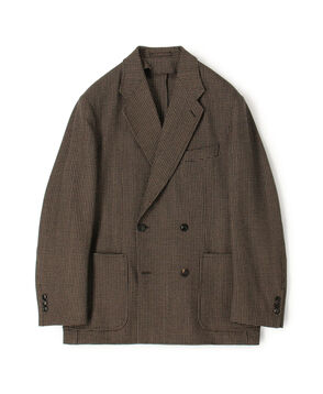 ファンシーツイード ダブルブレステッド4Bジャケット