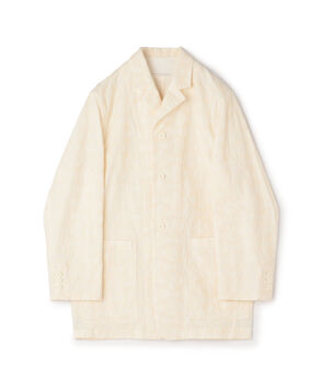 nonnotte Crispy Embroidery Cutaway Front Jacket