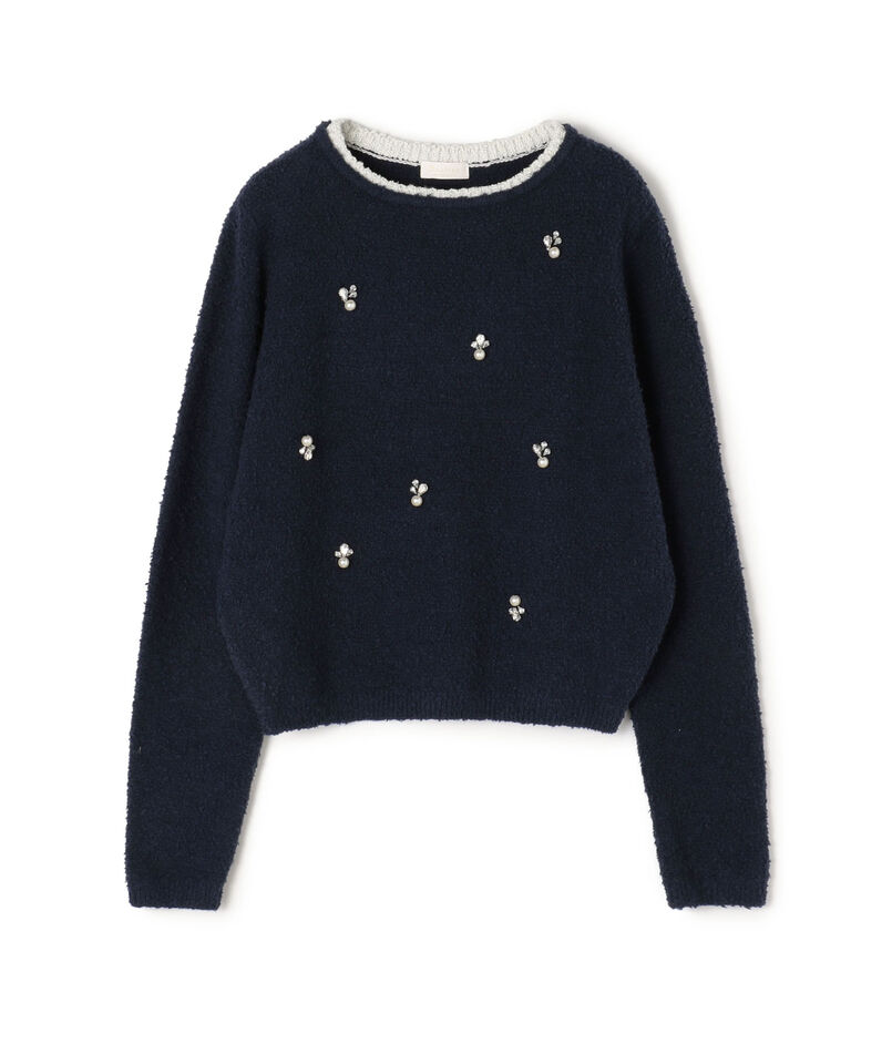 ビジューブークレー クルーネックプルオーバー｜トゥモローランド 公式通販 