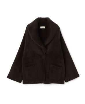 フォックスカシミヤ ショールカラーコート