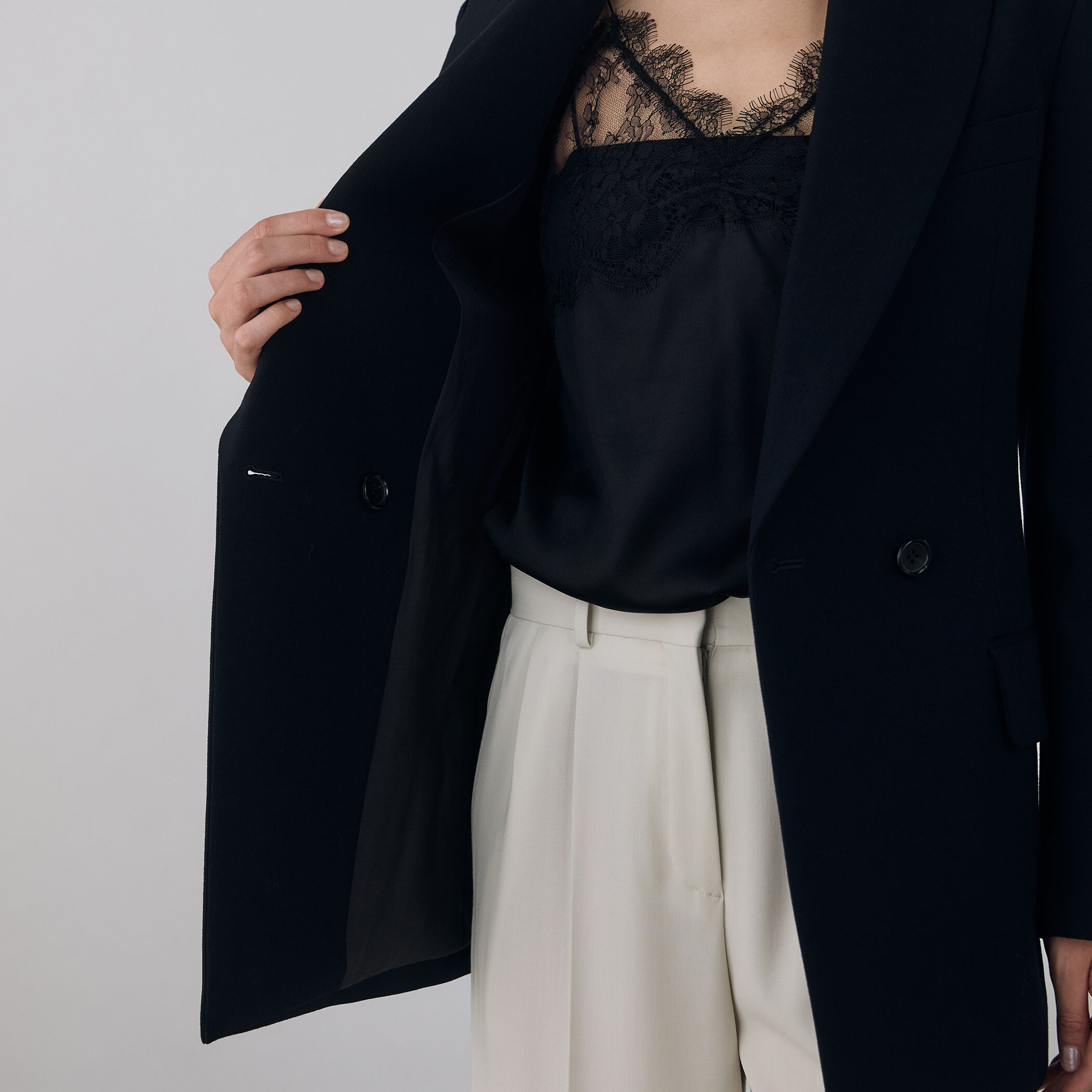 DES PRES　 ウールカレッジフラノ ダブルブレストジャケット item74986b223da511efafaf0242ac