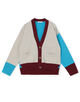 ■NZ LAMB 9G Vネックカーディガン