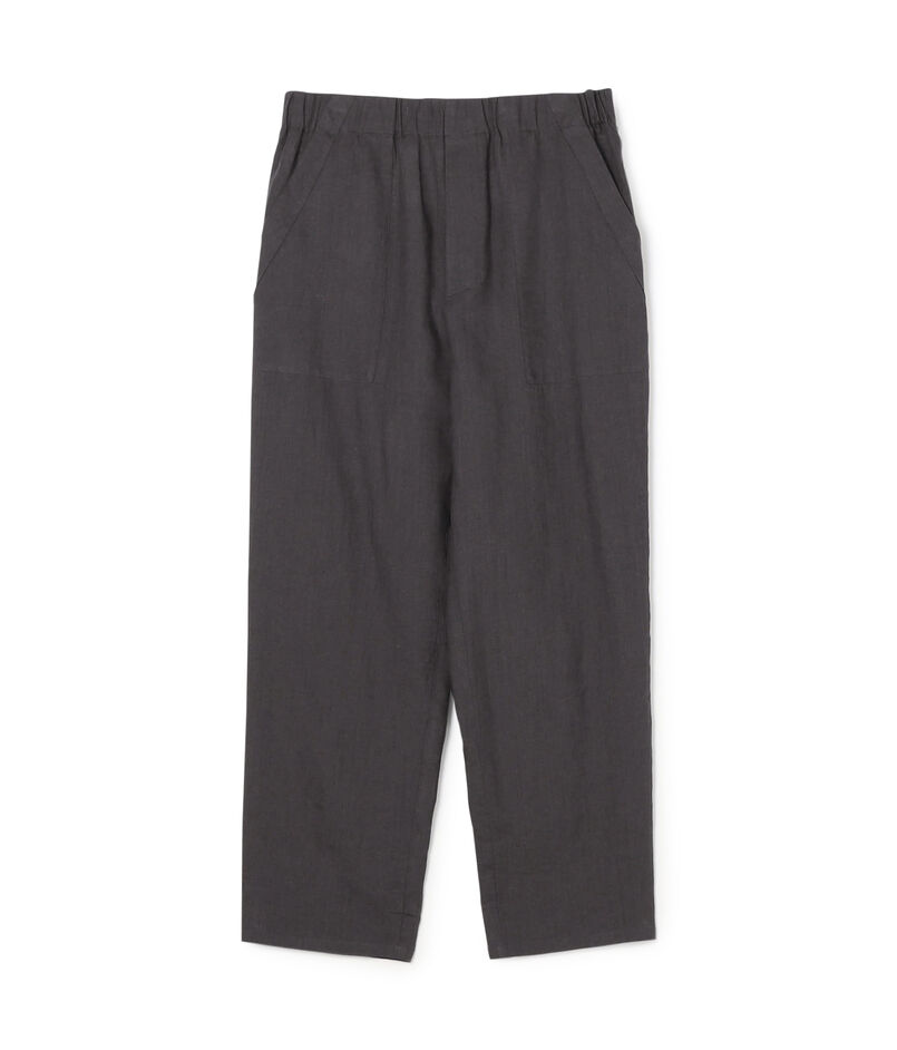 リネンポプリン イージーパンツ