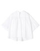 コットンブロード ギャザーブラウス