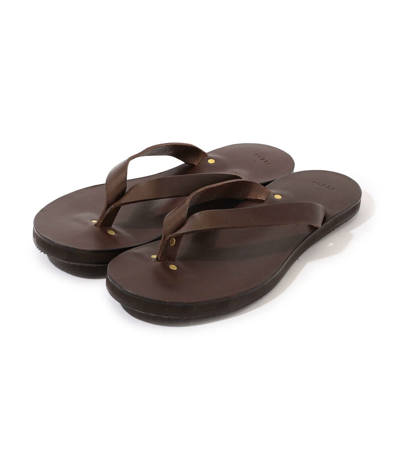 ACRES Leather Flip Flops サンダル
