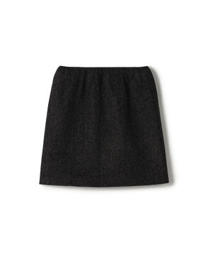 SHUSHU/TONG Smocked Short Skirt トラペーズミニスカート