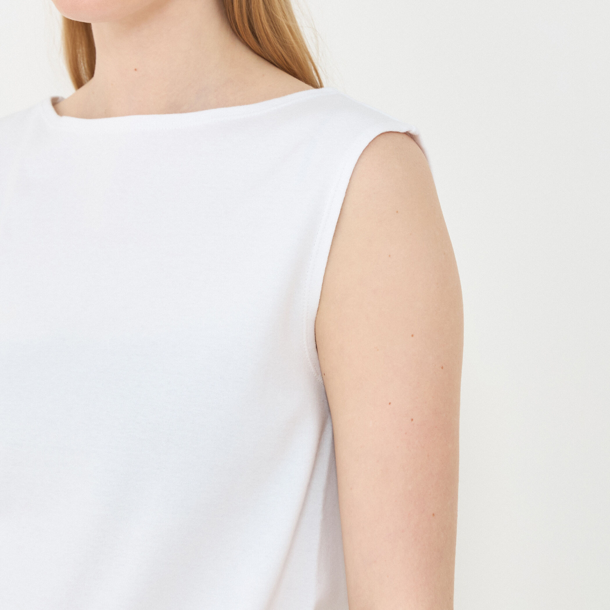 新品未使用 GALERIE VIE ノースリーブ　プルオーバー GALERIE VIE（ギャルリー ヴィー）の「クレープコットン