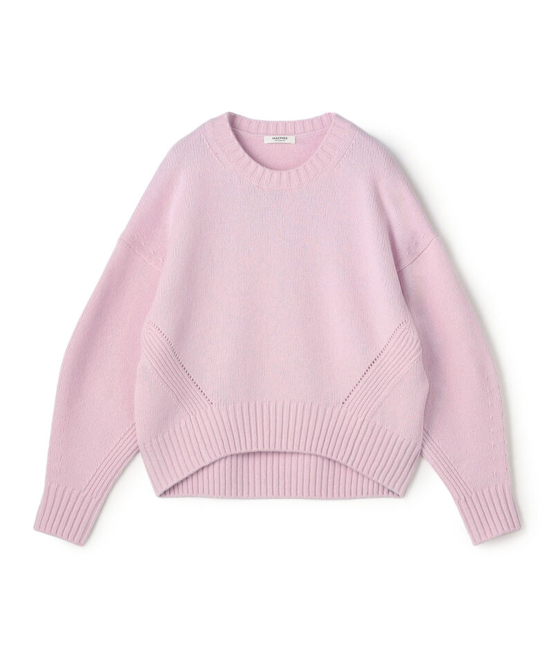 【WEB先行予約】ラムカシミヤ クルーネックプルオーバー