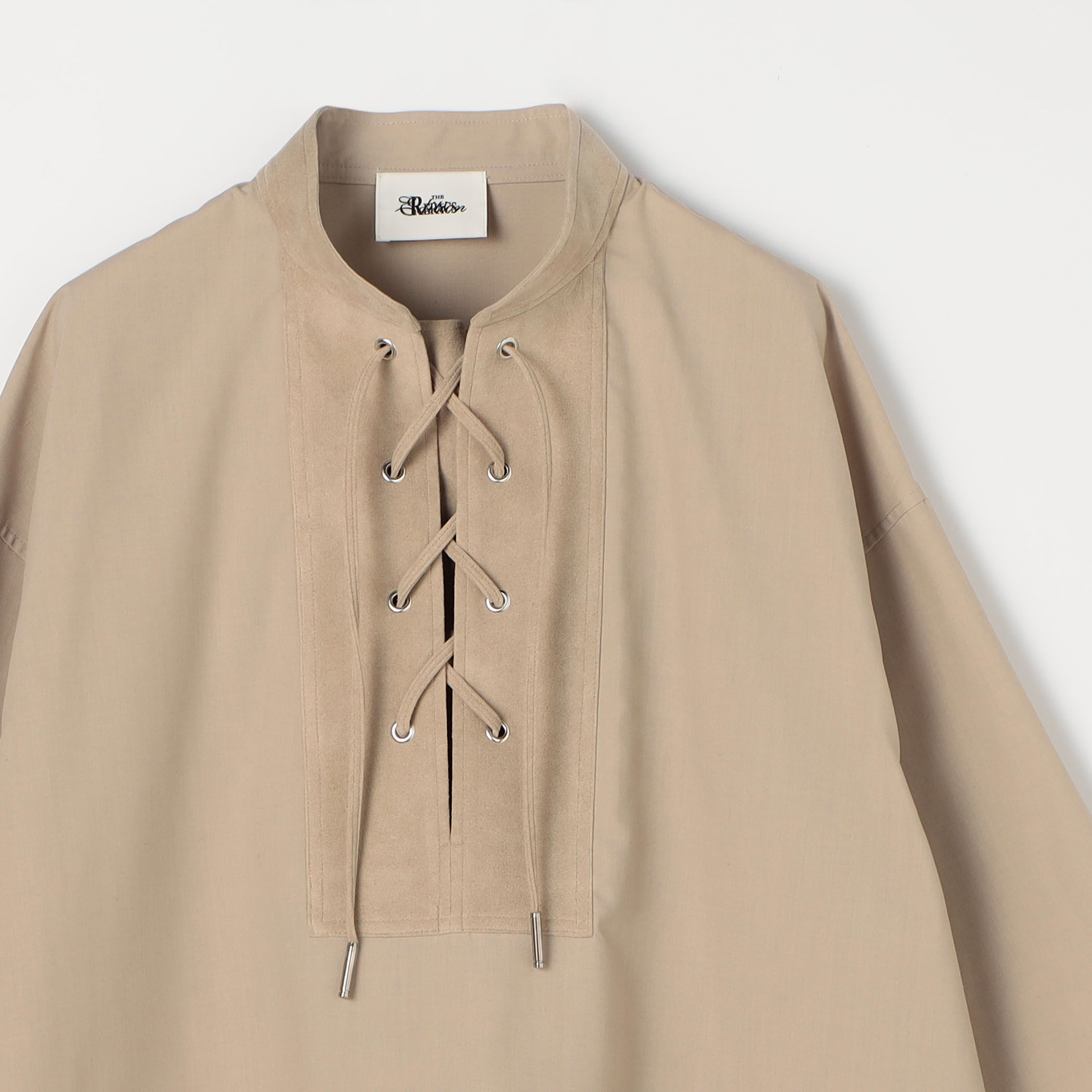Edition×THE RERACS Collaboration Label LACE-UP PULLOVER