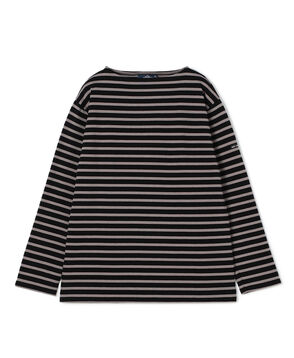 SAINT JAMES OUESSANT BORDER コットン ボートネックプルオーバー