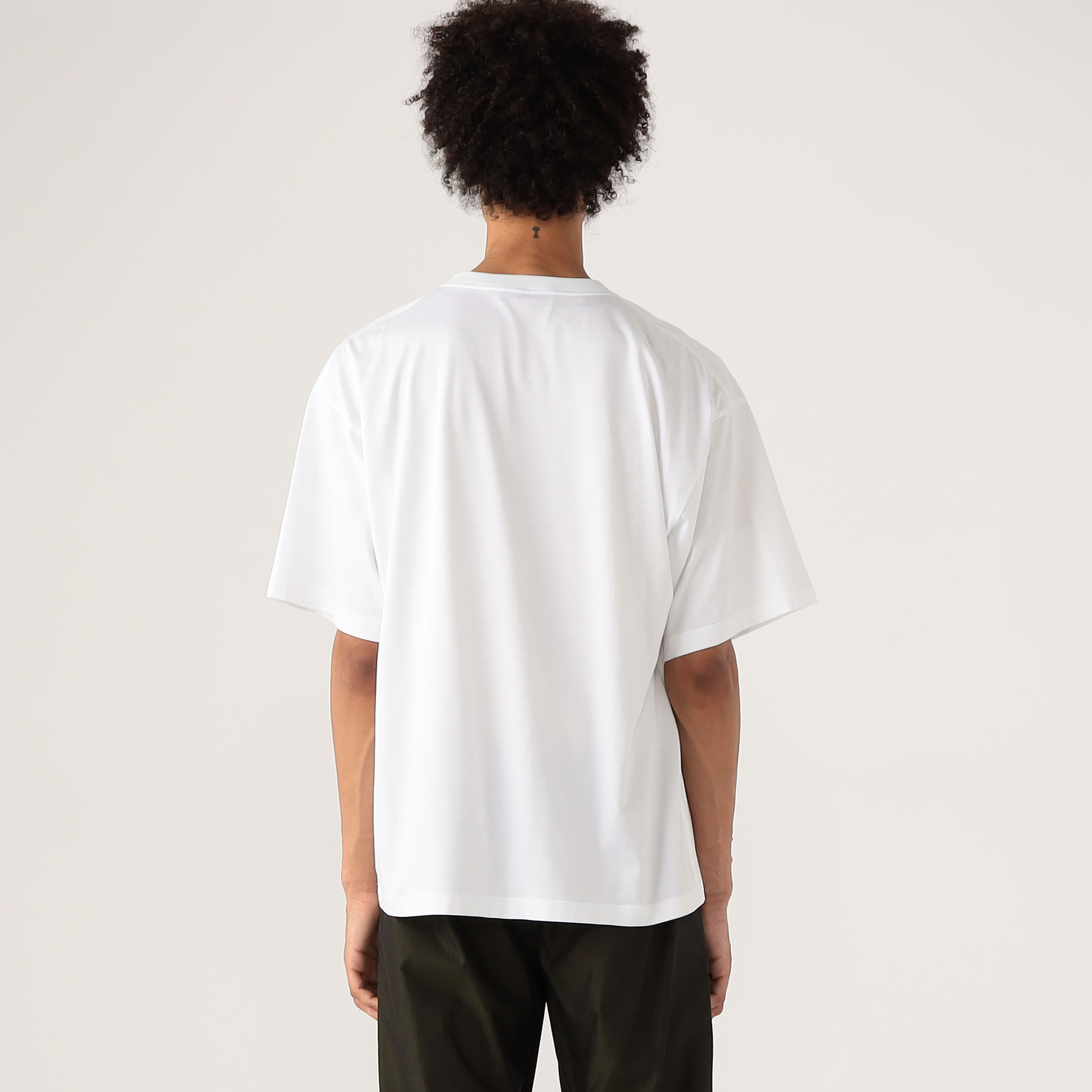 CABaN スビンコットン グラデーションプリントTシャツ