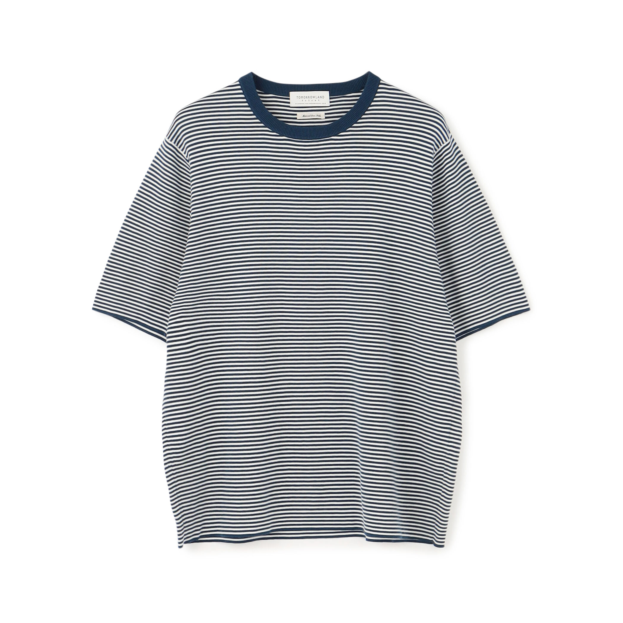 □TOMORROWLAND tricot シーアイランドコットン クルーネックプル