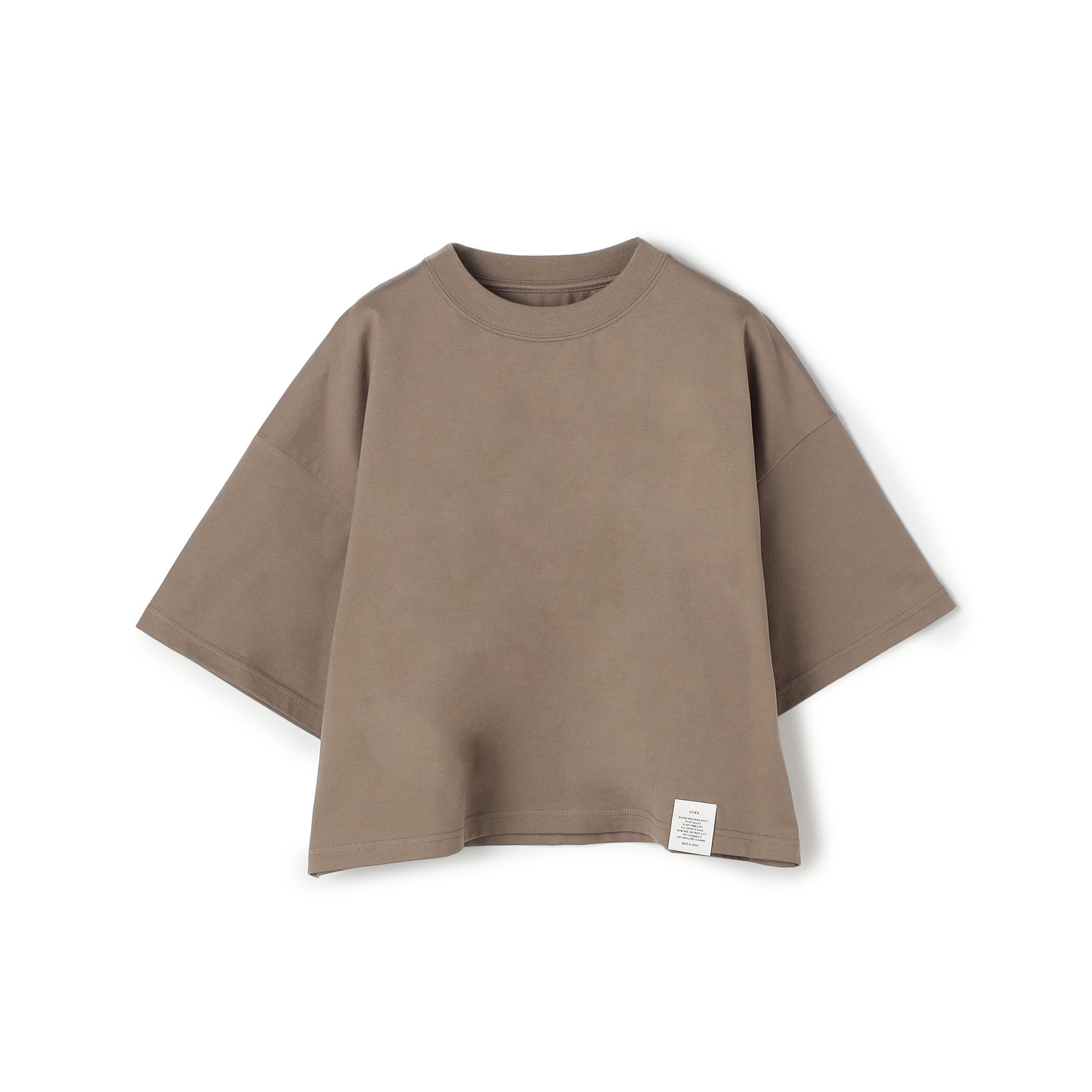 HYKE CROPPED SHORT-SLV TEE｜トゥモローランド 公式通販