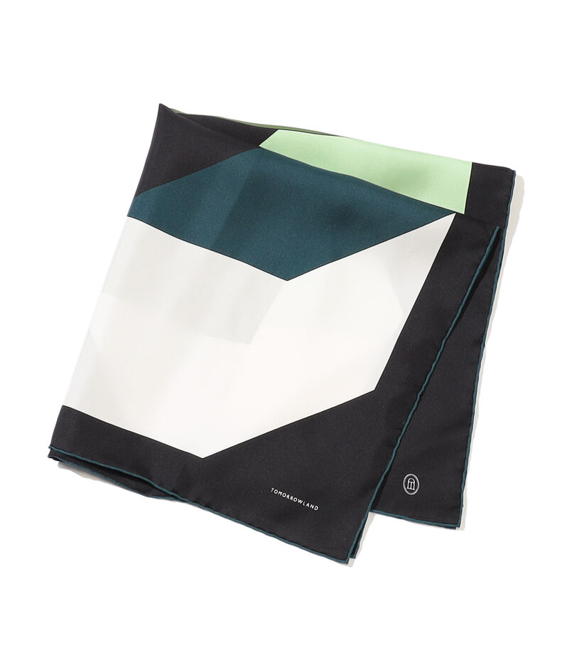 Atelier TOMORROWLAND CUBE シルクスカーフ
