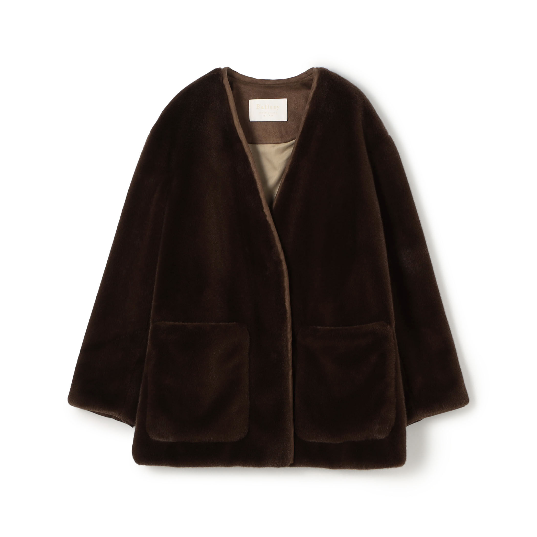 スムースファー Vカラージャコット｜トゥモローランド 公式通販