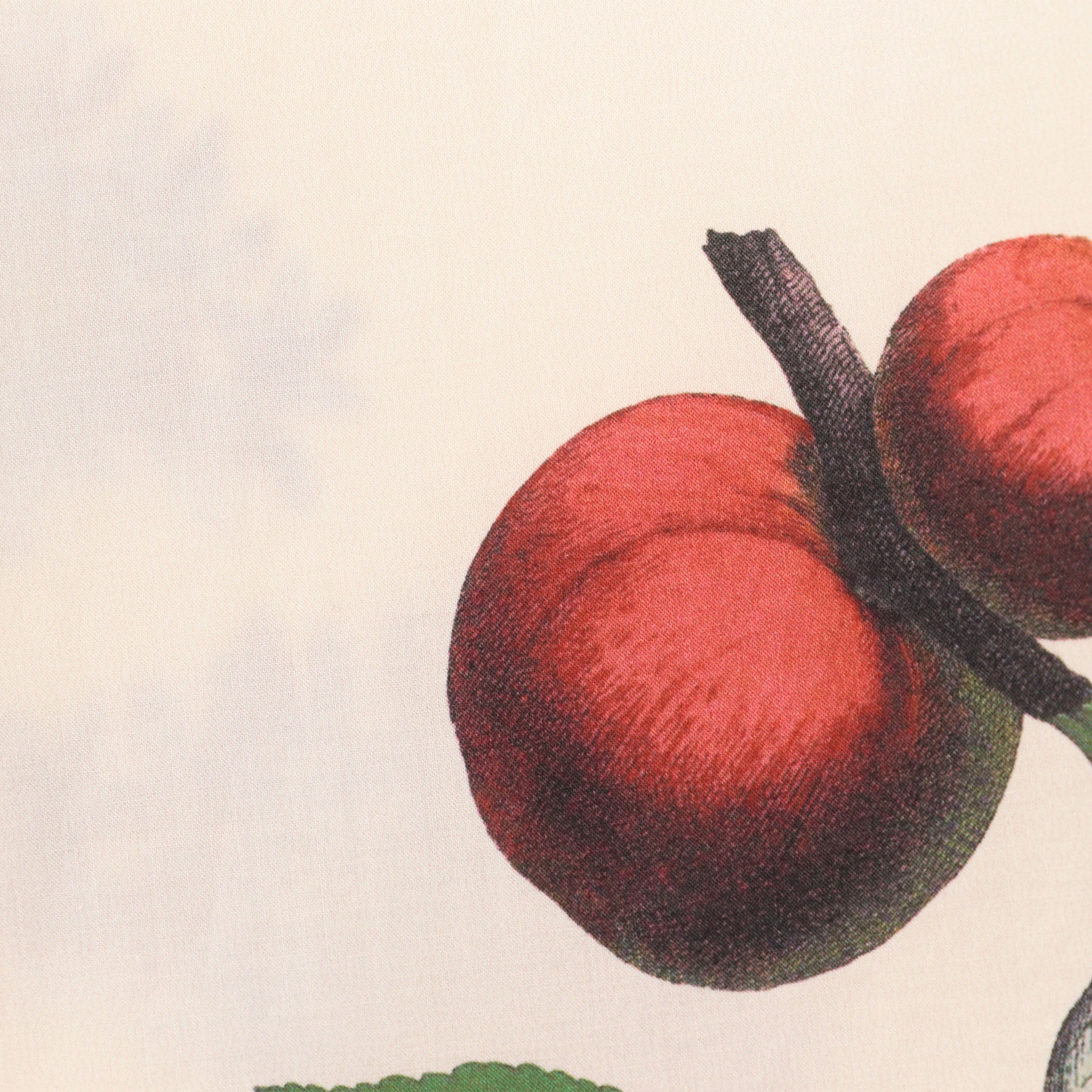 CABaN★コットン ボタニカルプリントワイドパンツ　グリーン コットン Green Showerプリント 2タックワイドパンツ