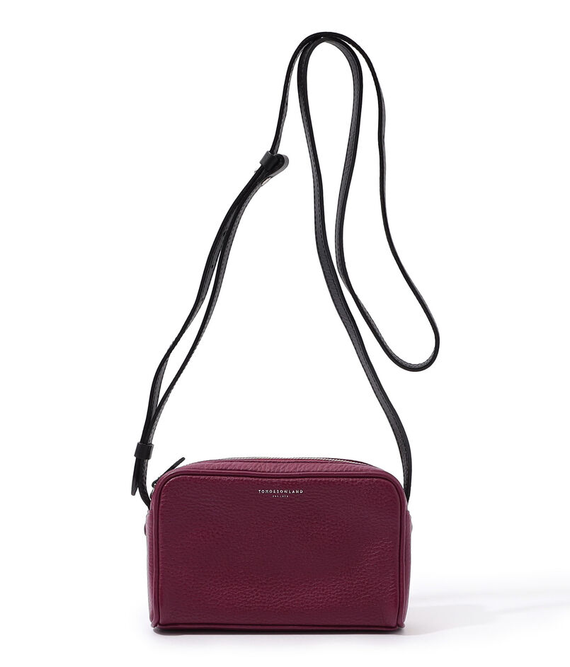 TOMORROWLAND シュリンクレザー ミニショルダーバッグ  