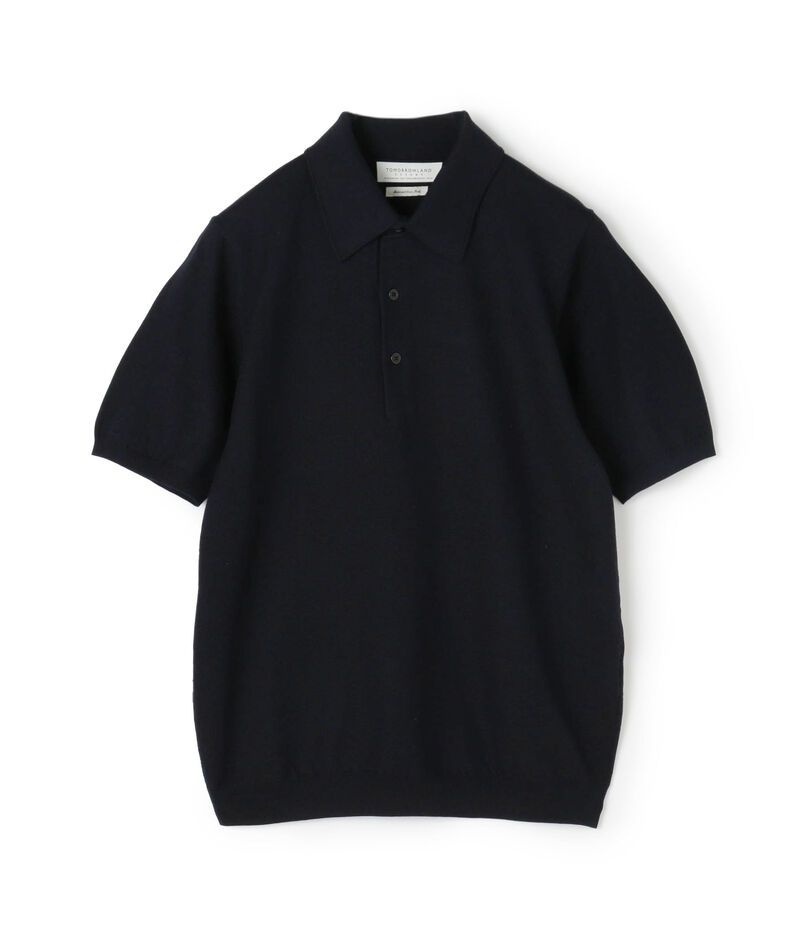 TOMORROWLAND tricot シルクコットン ニットポロシャツ  