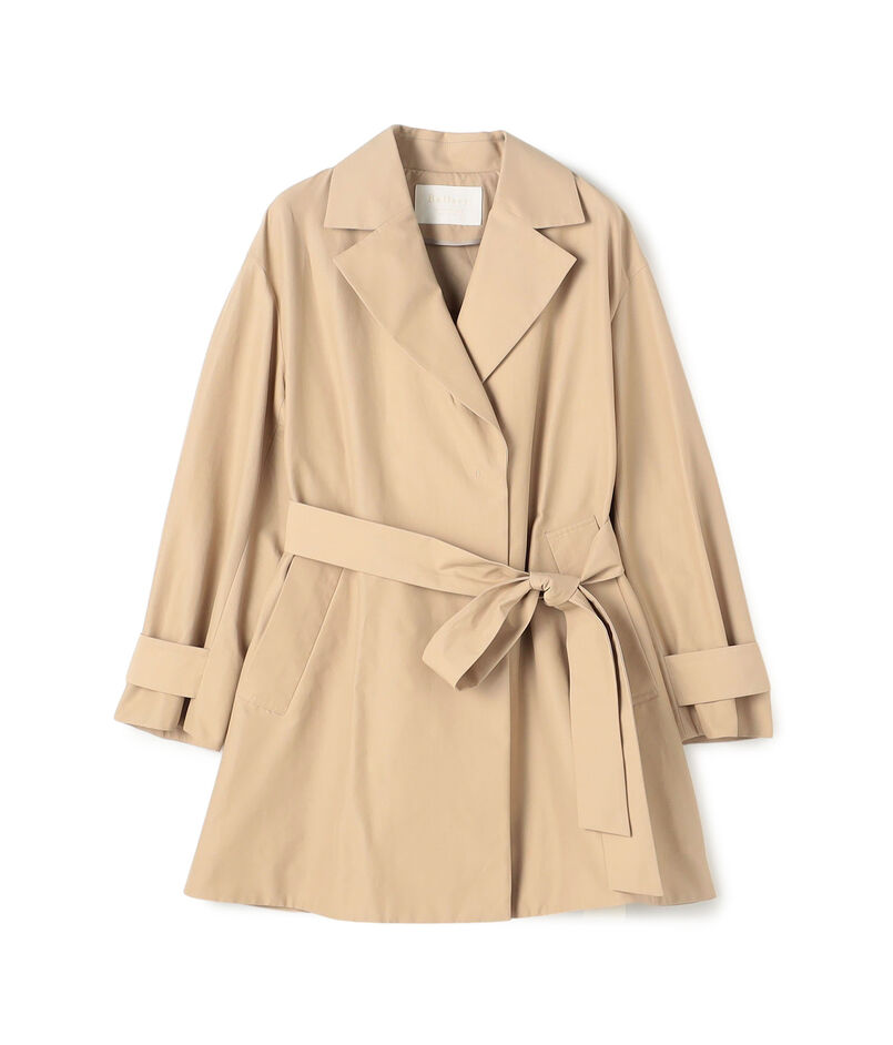 コットンナイロングログラン テントラインコート