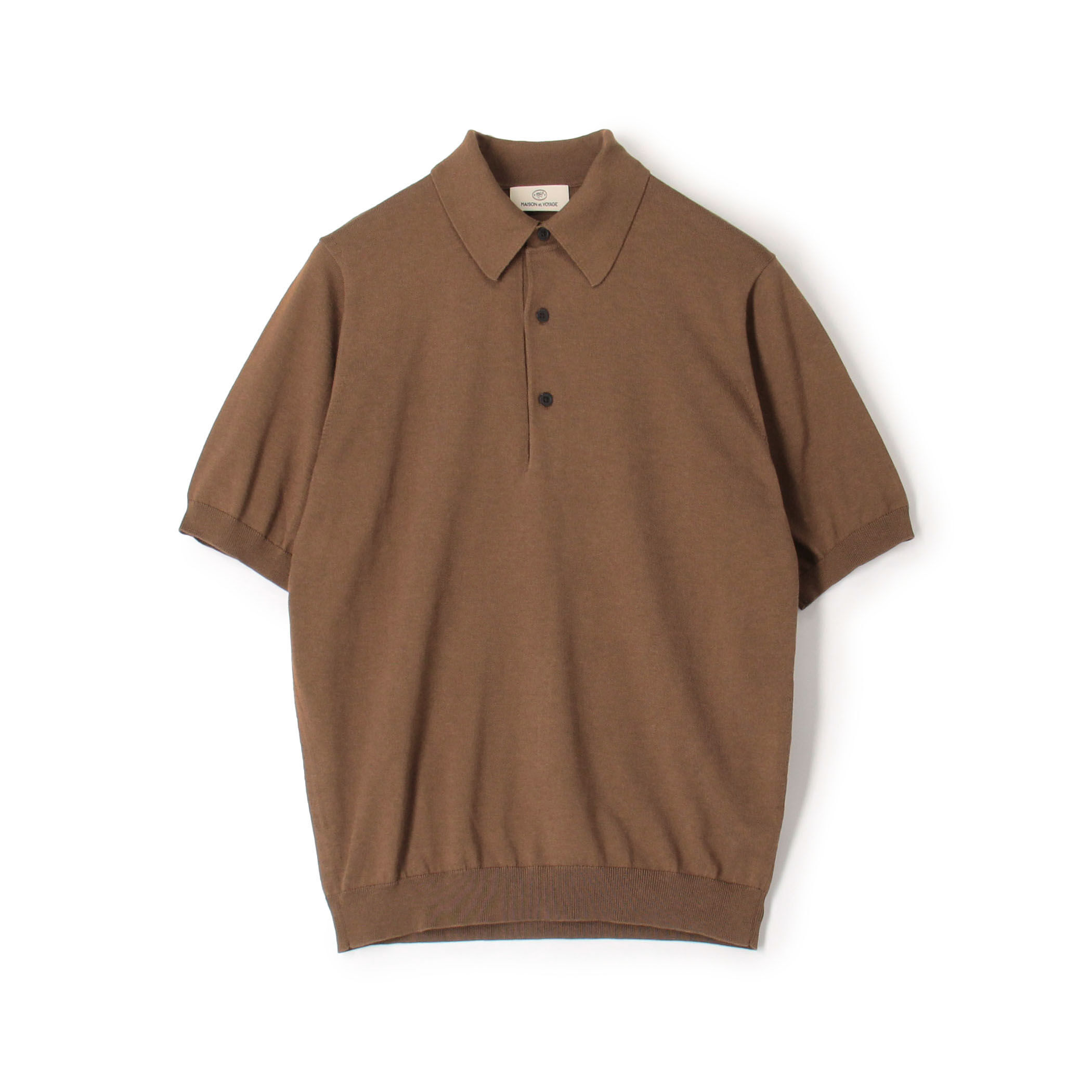 シルクコットン ニットポロシャツ｜トゥモローランド 公式通販
