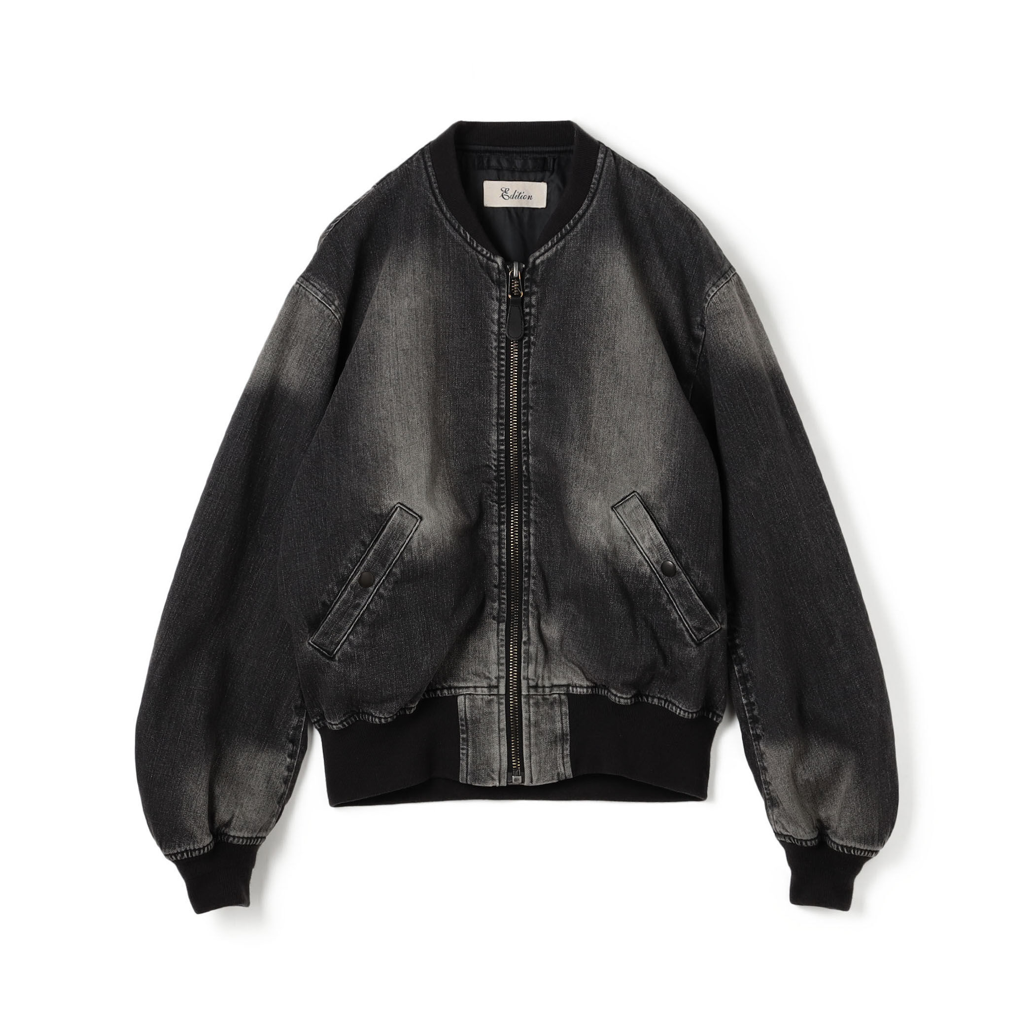 ブラックデニム MA-1ジャケット｜トゥモローランド 公式通販