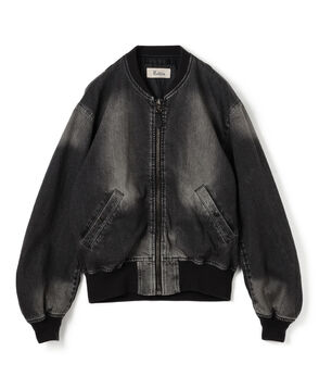 ブラックデニム MA-1ジャケット
