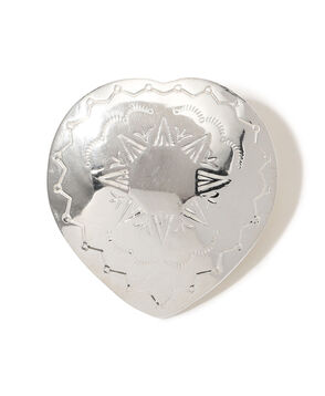ADRAR Heart シルバー ブローチピン