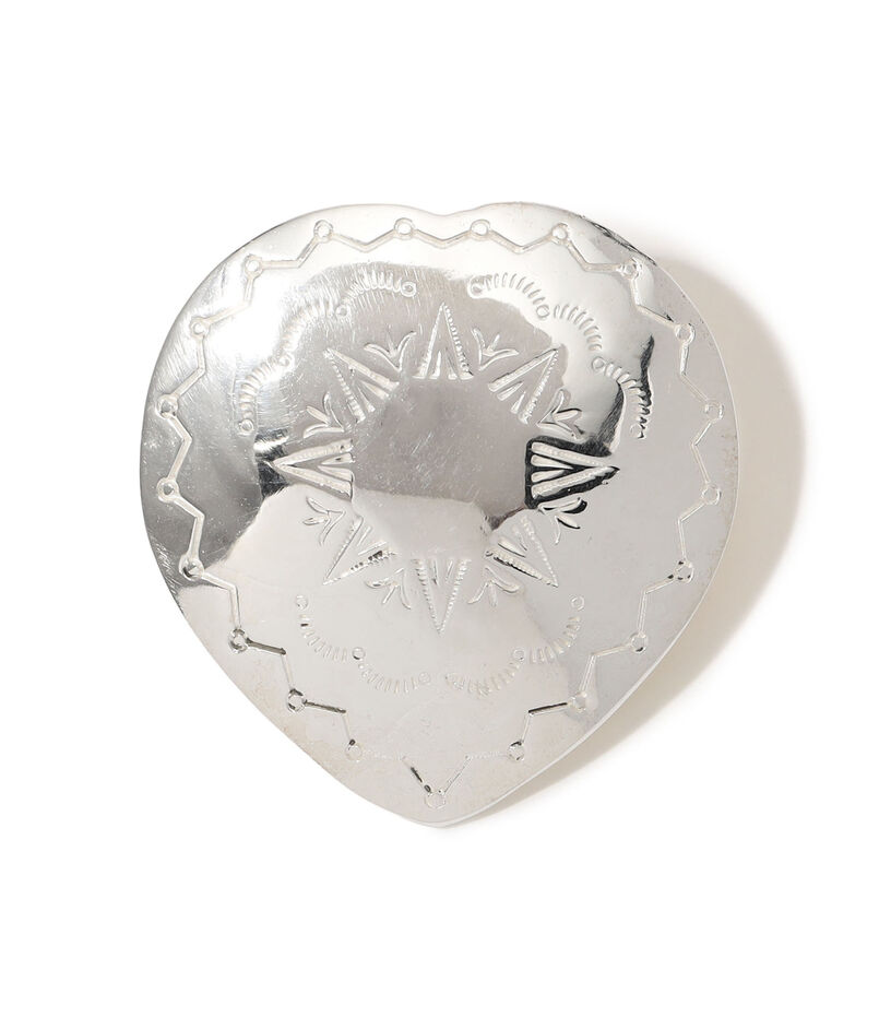 ADRAR Heart シルバー ブローチピン