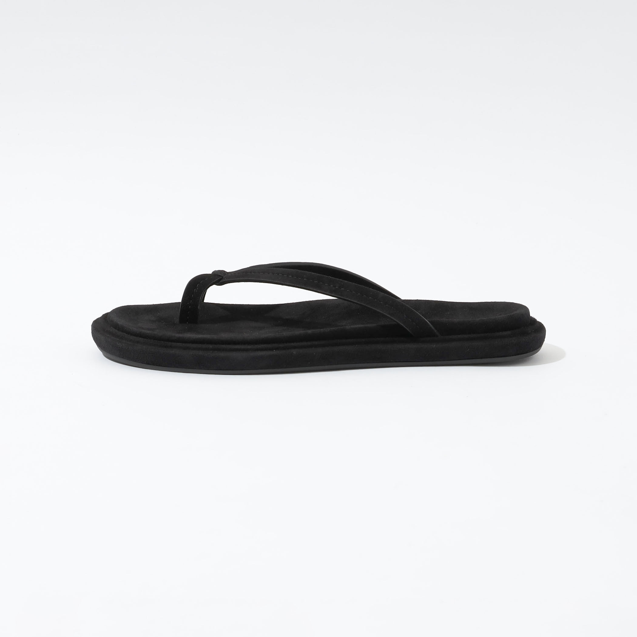  SLIPPER スエード クロスサンダル ブラック　サイズ8 スエード クロスストラップサンダル SWSSF8513｜トゥモローランド 公式