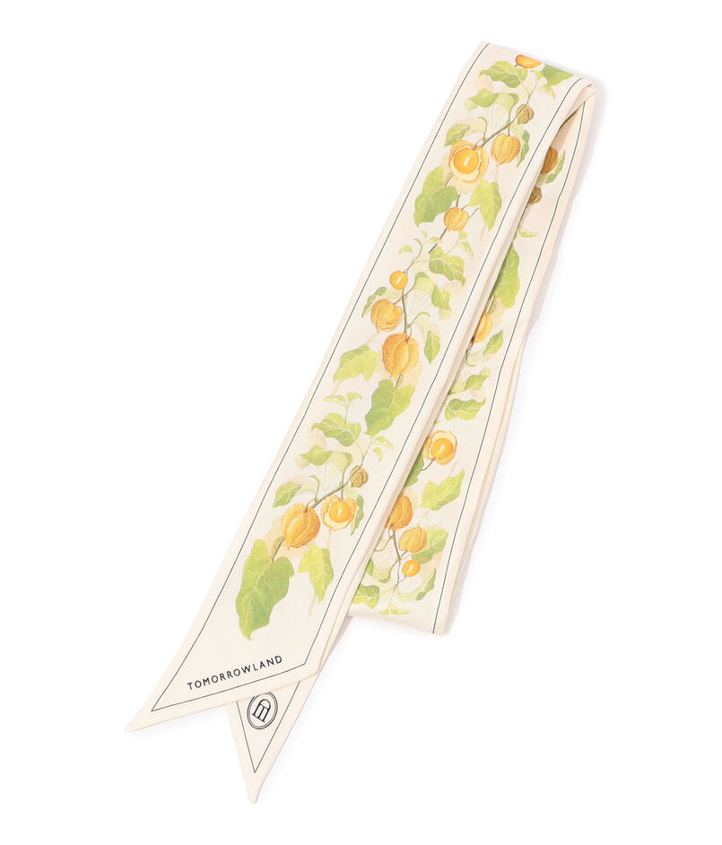 ATELIER TOMORROW AUTUMN FLOWER BANDEAU シルクスカーフ