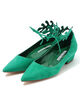 MANOLO BLAHNIK FLORETE スエードパンプス