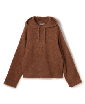 アルパカシャギー フーディートップス