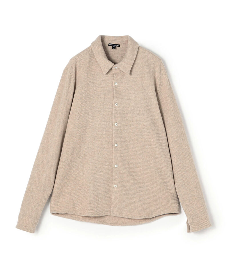 カシミヤウールツイルシャツ MWST3821