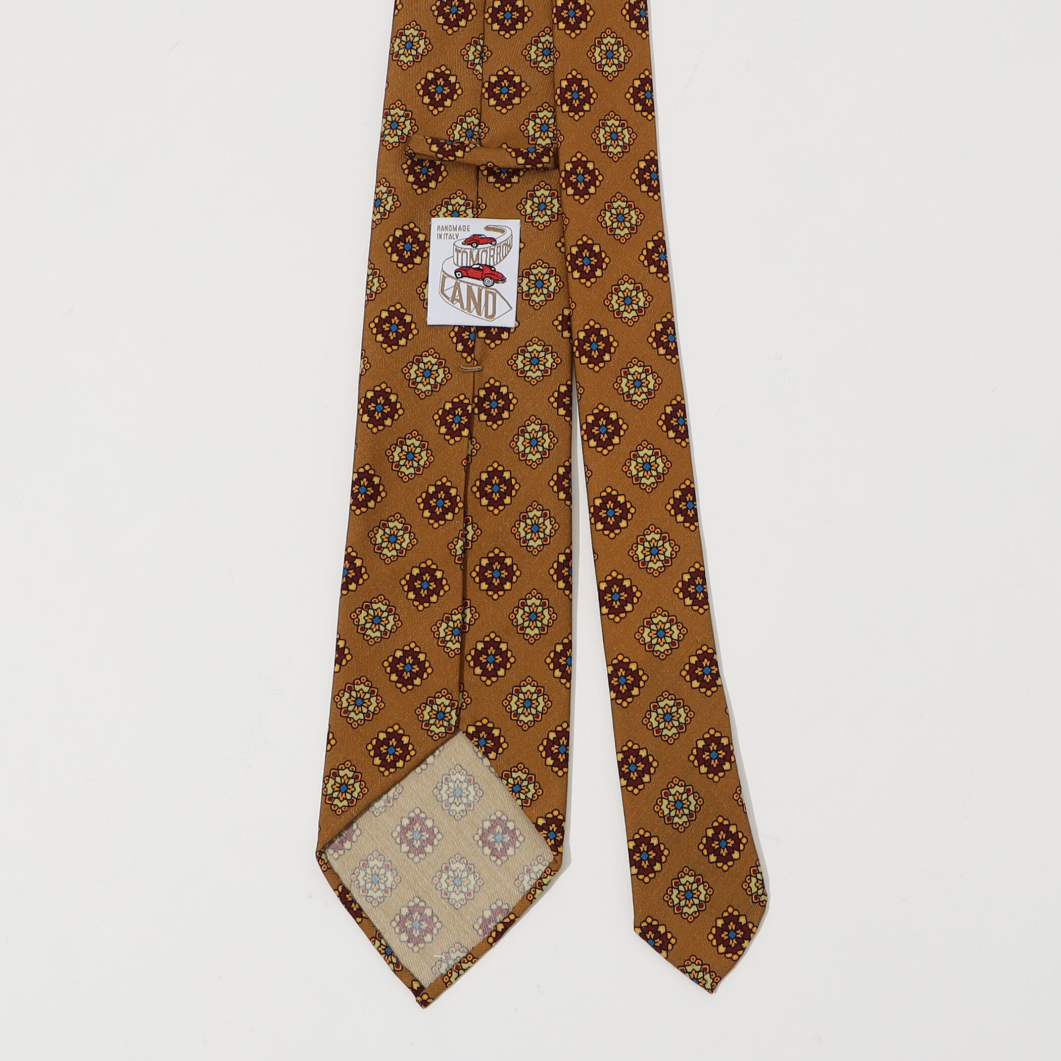 Holliday & brown シルク 小紋柄 プリント ネクタイ Holliday & Brown（ホリデーアンドブラウン）の「【Holliday & Brown