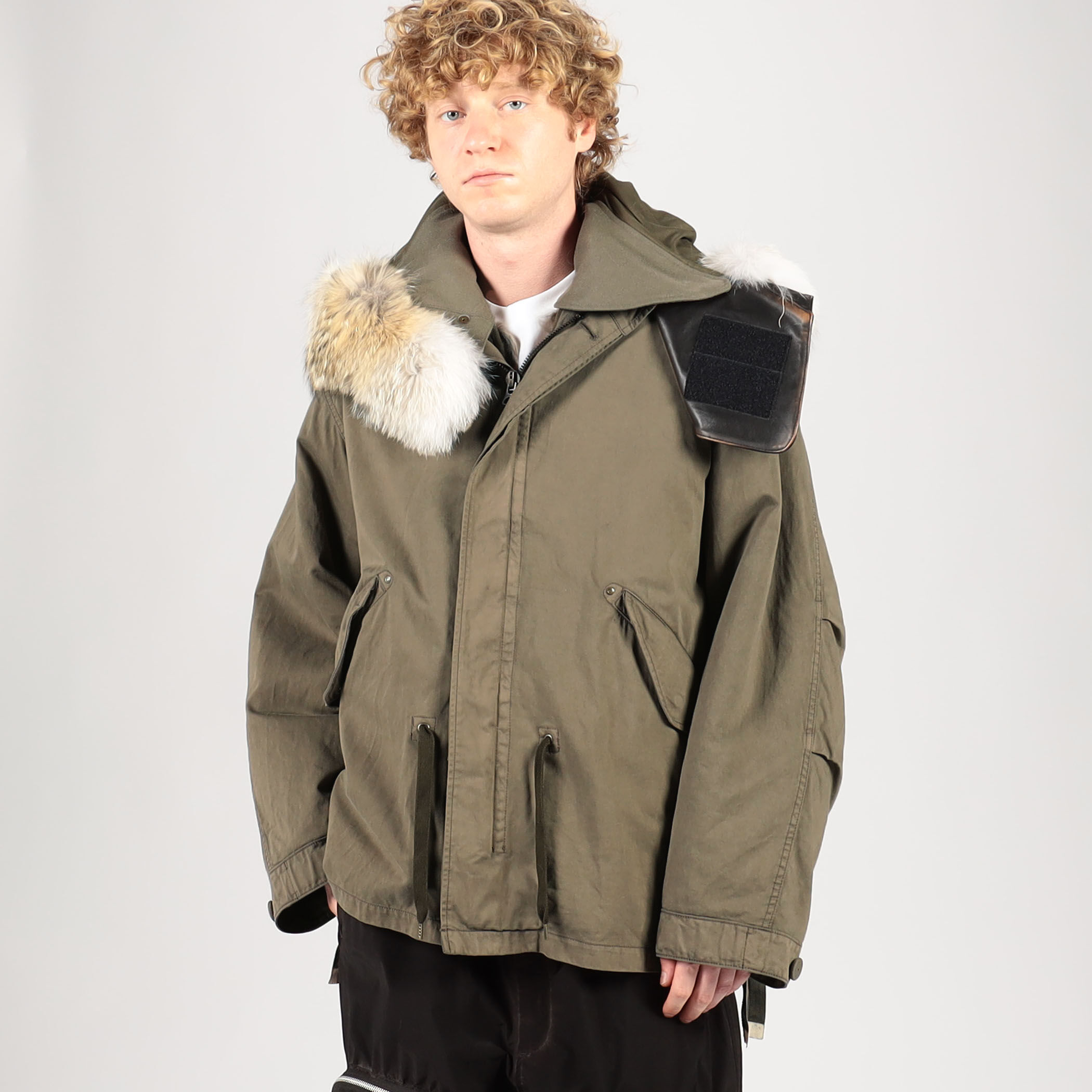 kiminori morishita Garment dyed st mods with fur liner