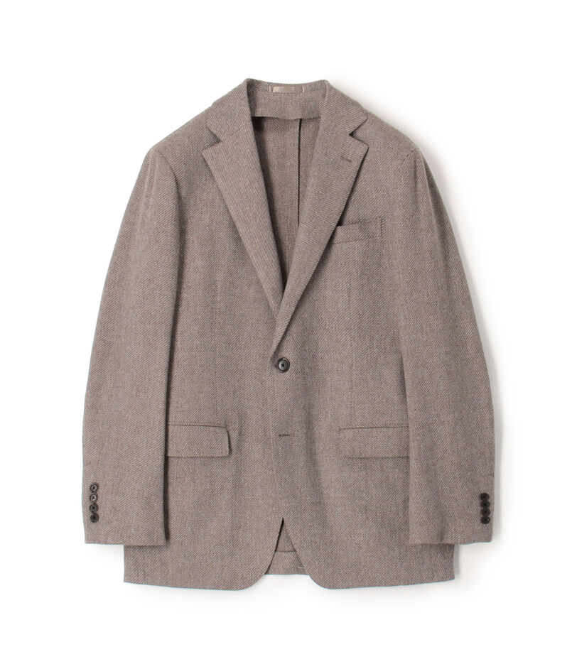ウールカシミヤ シングルブレステッド 2Bジャケット ZEGNA TROFEO CASHMERE