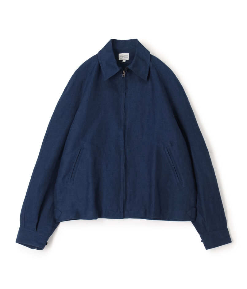 【別注】EASTMOND APPAREL リネンジップアップシャツブルゾン