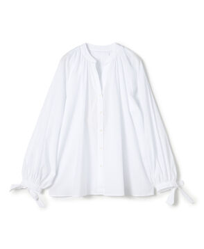 BOURRIENNE FLIRT コットン ギャザーブラウス