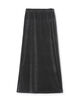 コットンベロア サイドスリットマキシスカート