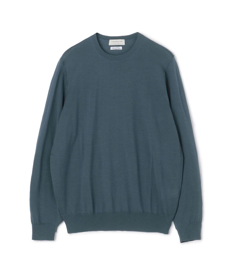 TOMORROWLAND tricot スーパーファインメリノウール クルーネックプルオーバー S-WOOL