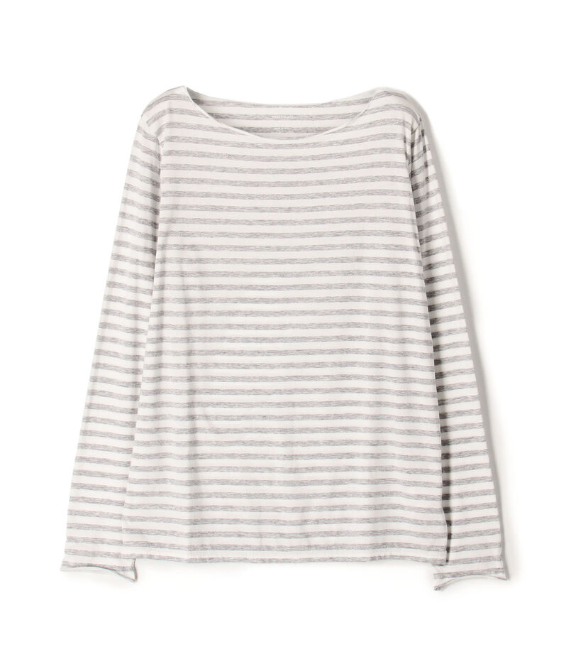 スムージーコットン ボートネックプルオーバー