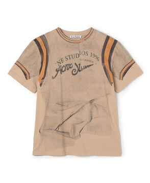 Acne Studios トロンプルイユプリント グラフィックTシャツ