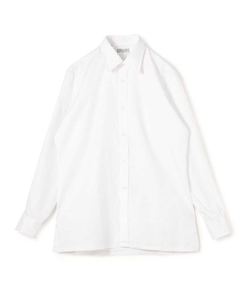 Charvet コットンツイル セミワイドカラーシャツ