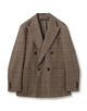 ウールフランネル ダブルブレステッド4Bジャケット FOX BROTHERS