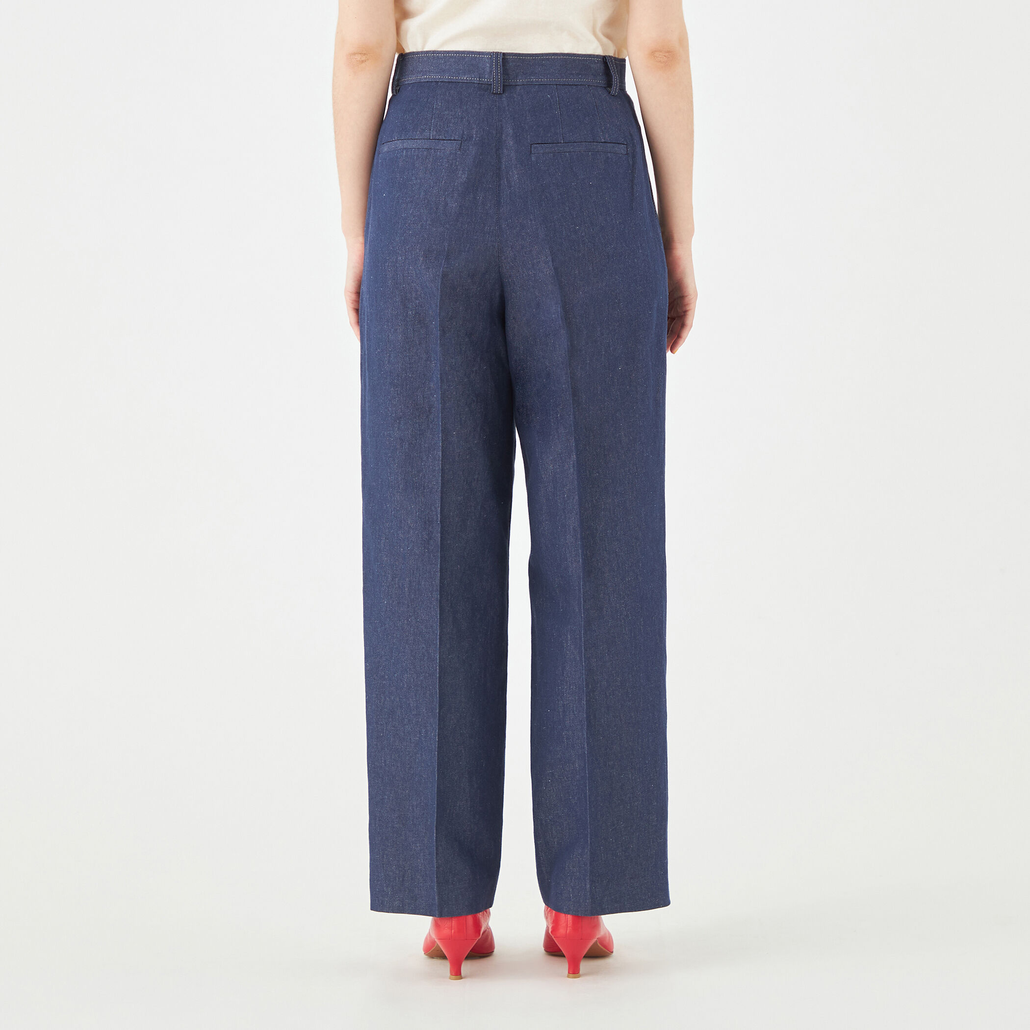 Tomorrowland MACPHEE ダークブルー デニムサロペット 34