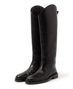 JIL SANDER BOOT - VIT. ROYAL 99 レザーロングブーツ